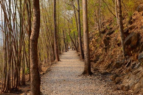 Walk the haunting trail at Hellfire Pass. Walk the haunting trail at Hellfire Pass.