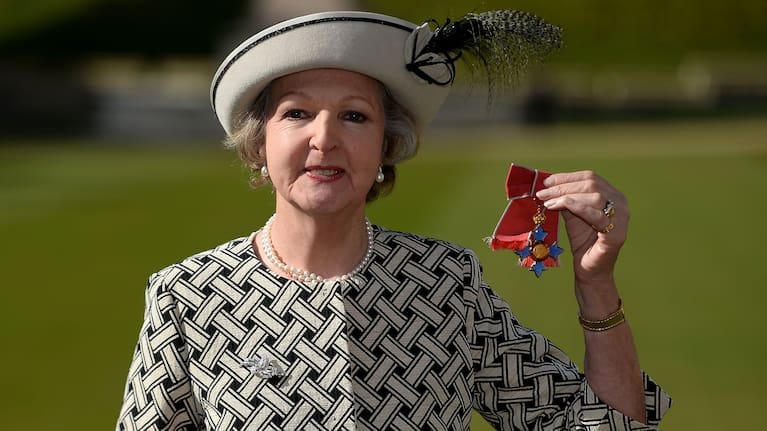 Dame Penelope Keith after she was made a Dame Commander for services to the Arts and to charity during an Investiture ceremony at Windsor Castle. Dame Penelope Keith after she was made a Dame Commander for services to the Arts and to charity during an Investiture ceremony at Windsor Castle.