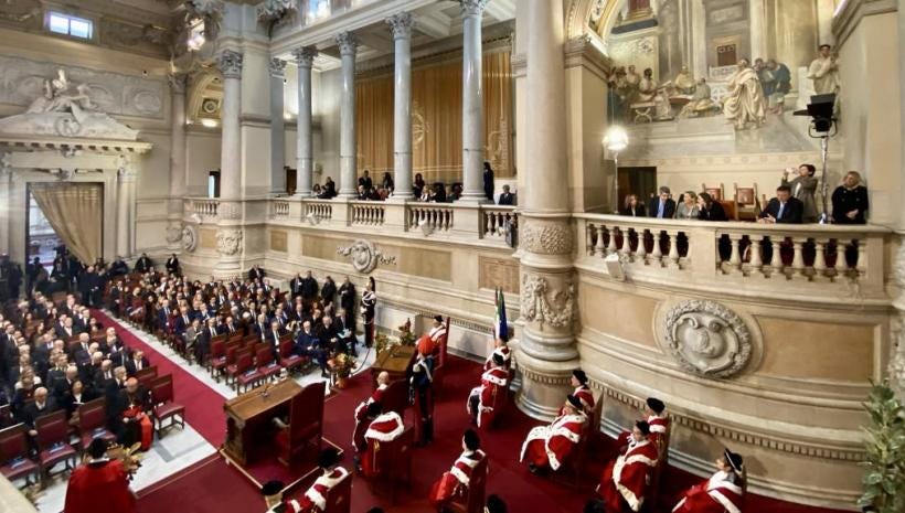 Opening of the Judicial Year of the Corte suprema di Cassazione of Italy |  Cour de cassation