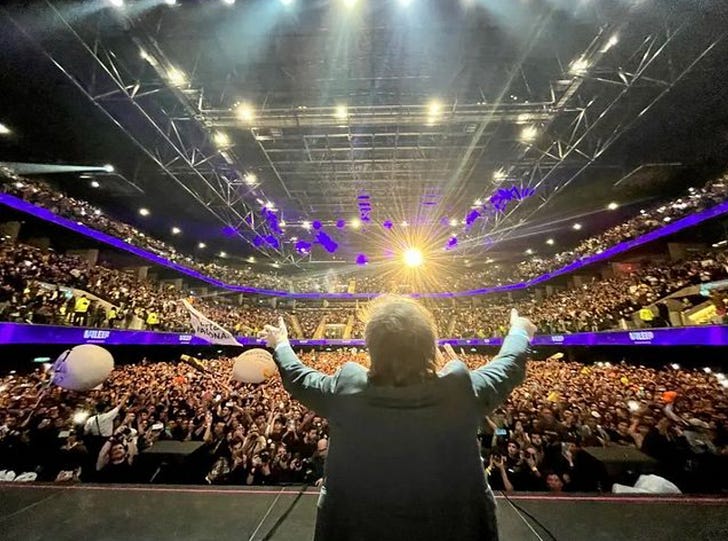Javier Milei speaks at a campaign rally. Courtesy photo.