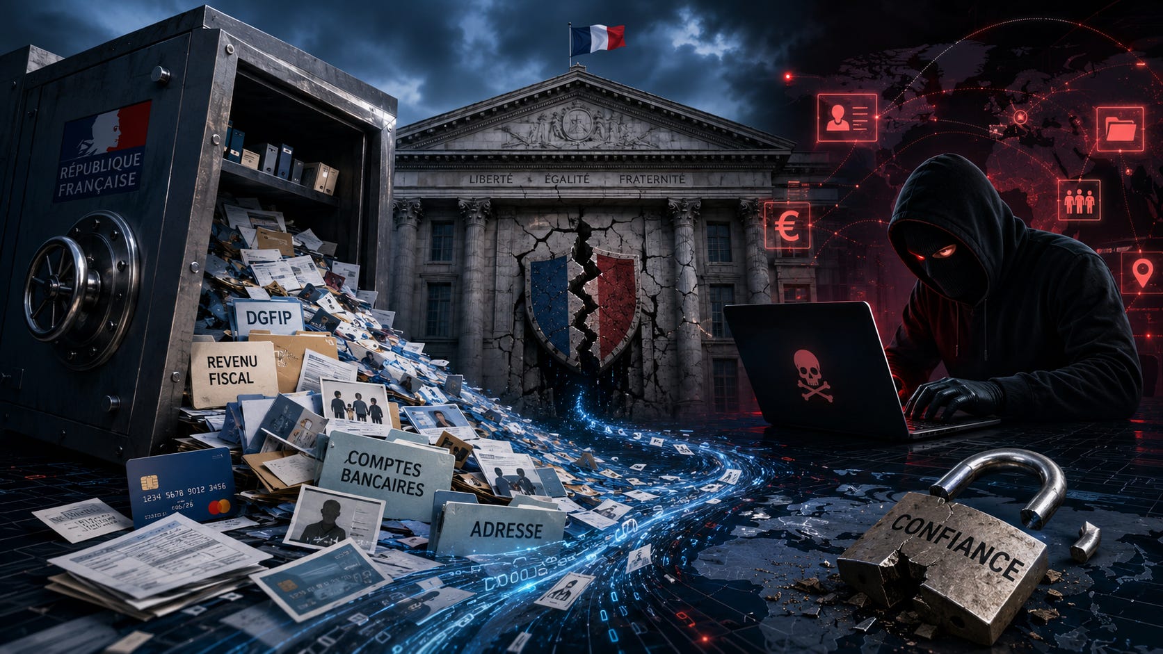 Scandale : L'État se fait piller nos données, exige tout, ne garde rien, et double la sanction