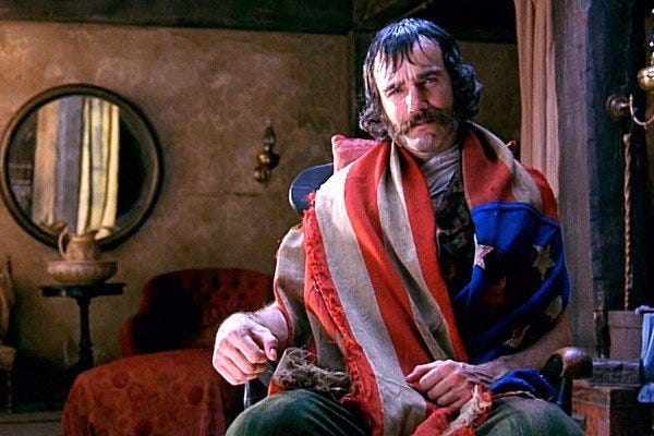 Jerry Saltz on X: "Gangs of New York; Bill the Butcher is Donald Trump:  "This is a night for Americans!" https://t.co/4vAGgh61z3" / X