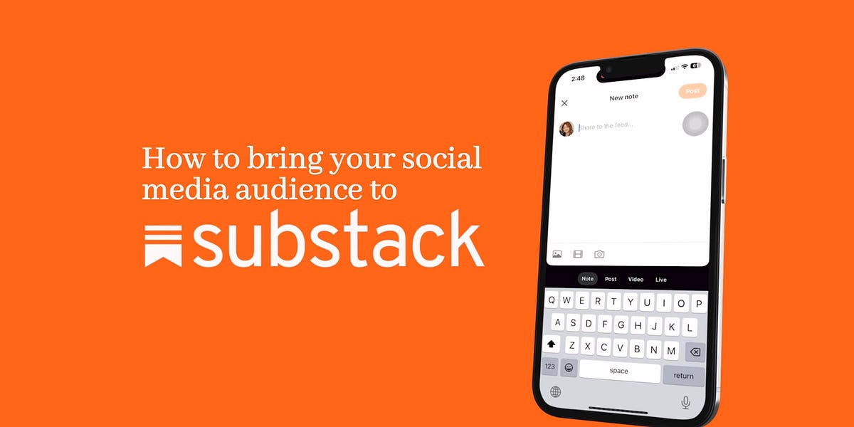 How to bring your social media audience to Substack