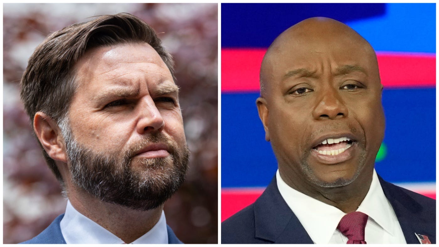 Vance, Scott angle for top spot on Trump VP shortlist