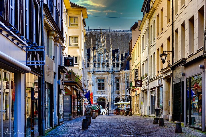 Streets around the cathedral