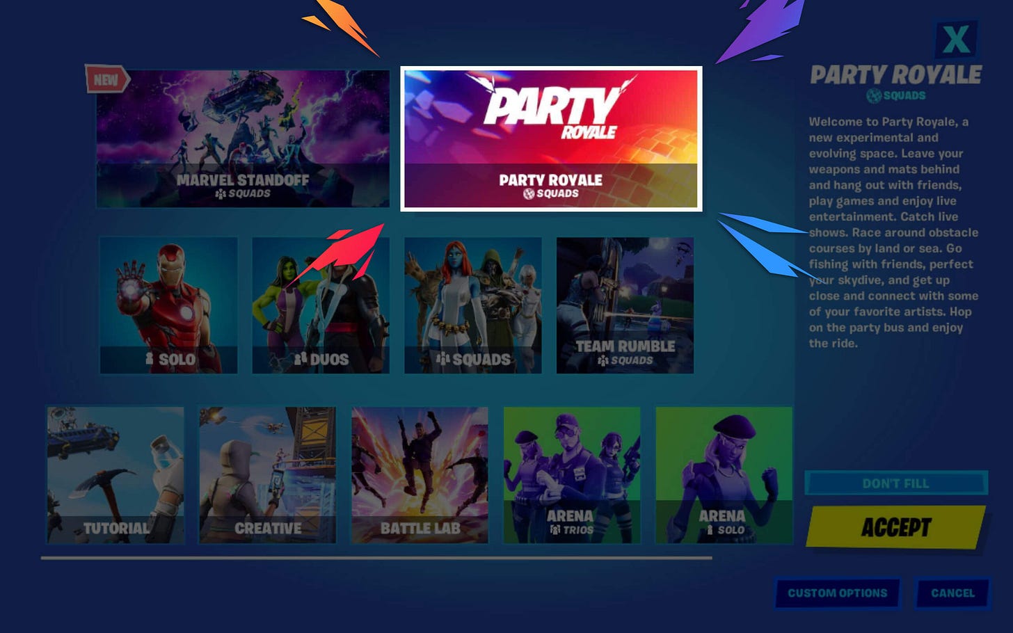Your First Drop Into Party Royale: Getting to the Big Screen