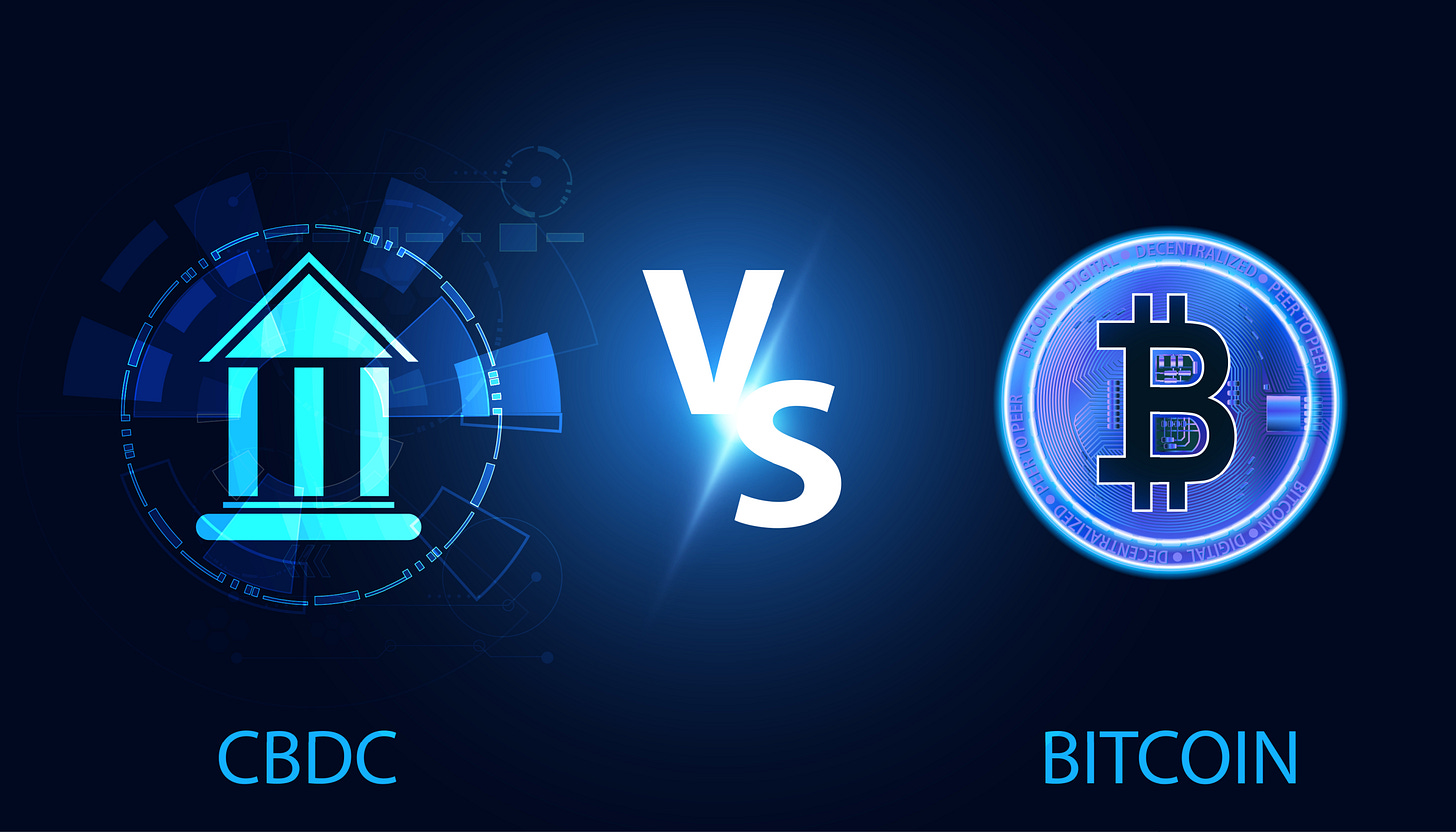 CBDCs vs. Bitcoin: PART II - Apples & Oranges