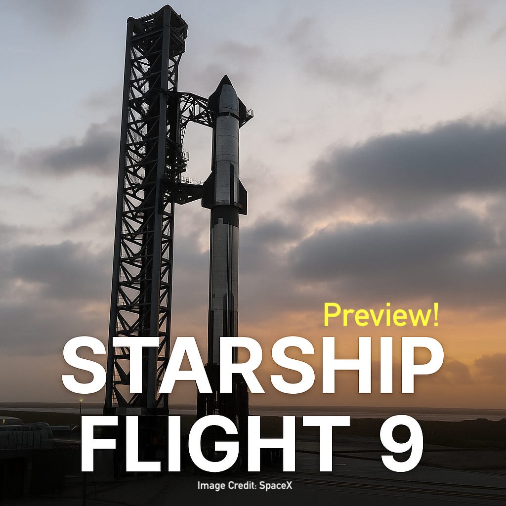 Starship Flight 9 Launch - Image Credit: SpaceX