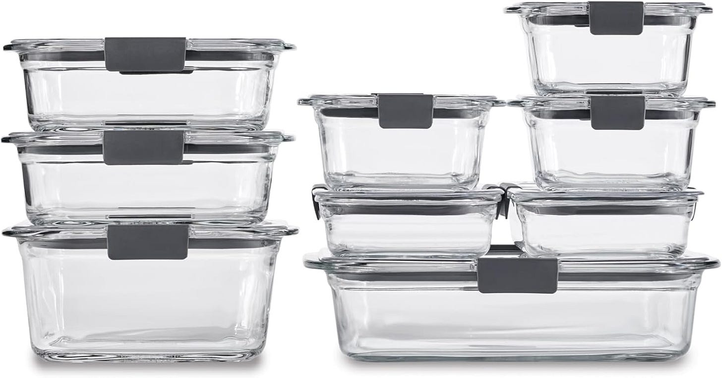 Rubbermaid Brilliance Containers