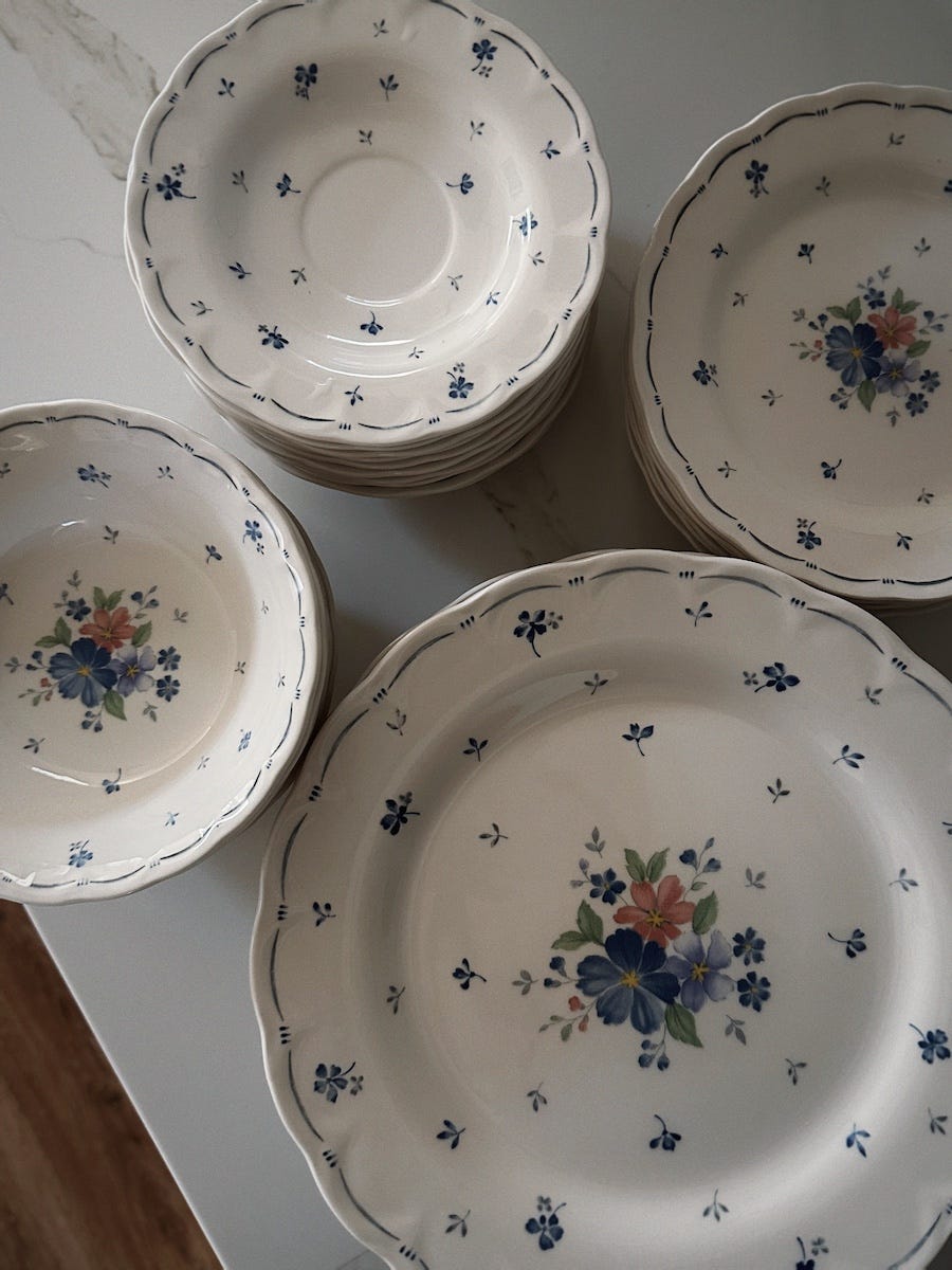 Garage Sale Finds - Nikko Dishes Set