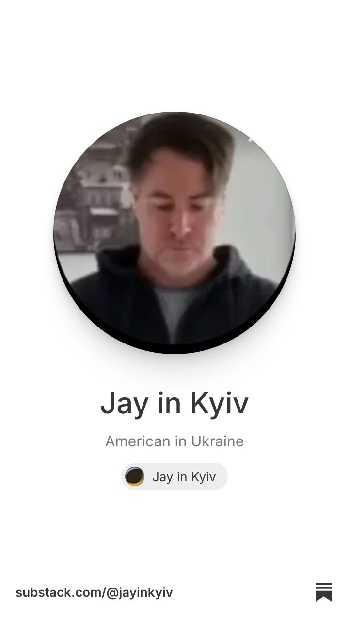 Jay in Kyiv | Substack