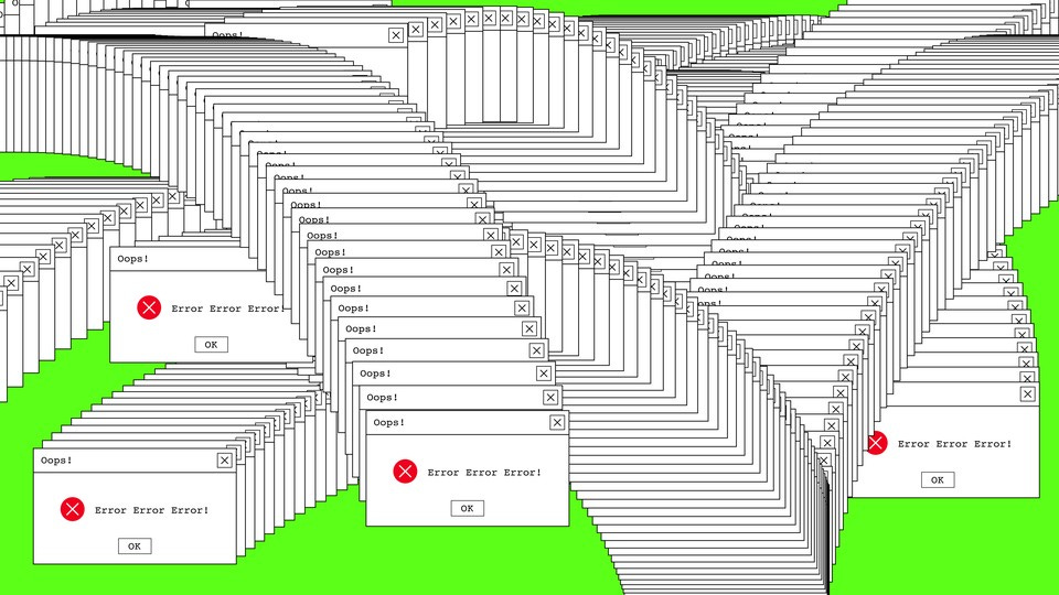 Illustration of cascading error messages