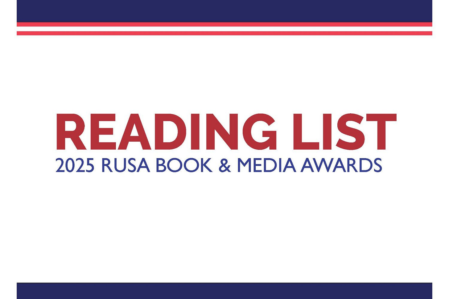 2025 Reading List: Year's best in genre fiction for adult Readers – RUSA  Update