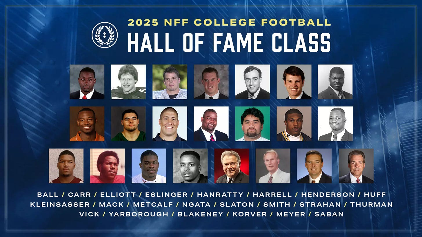NFF Announces All-Star 2025 NFF College Football Hall of Fame Class -  National Football Foundation