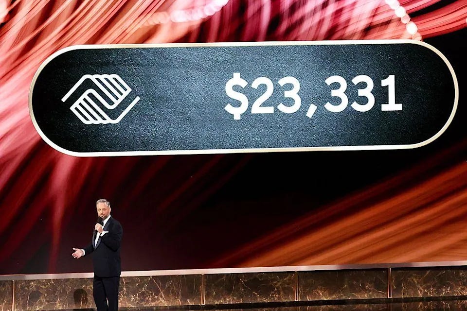 Cash for speeches, history-making moments and big wins for The Pitt and ...