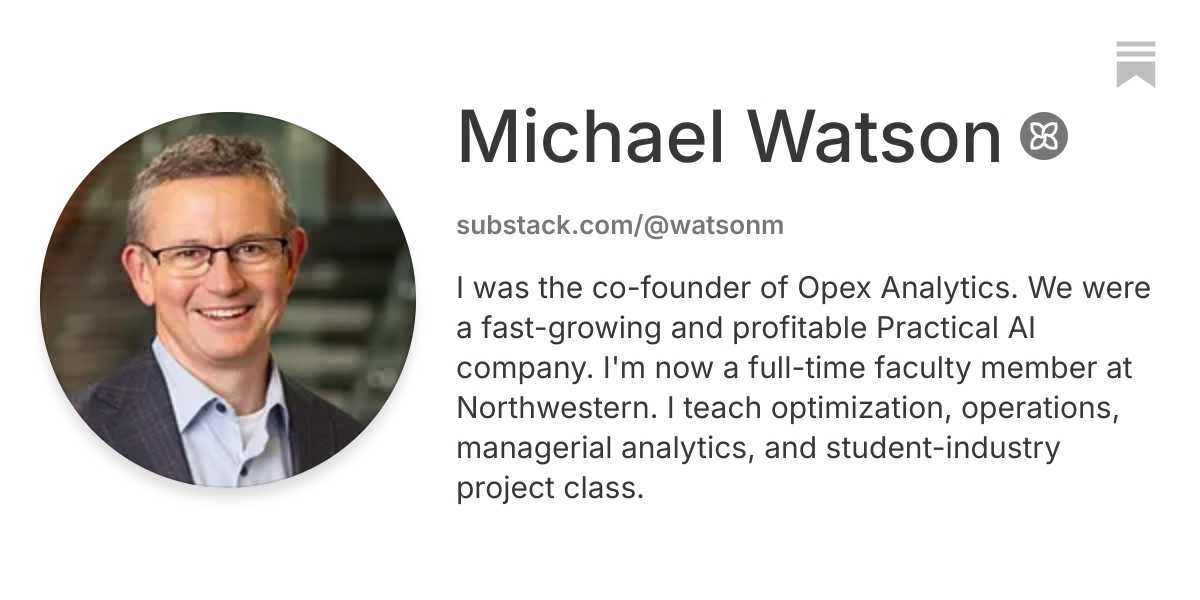 Michael Watson | Substack