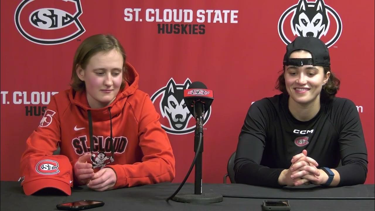 SCSU Women's Hockey Postgame Press Conference 1-17-25 - YouTube