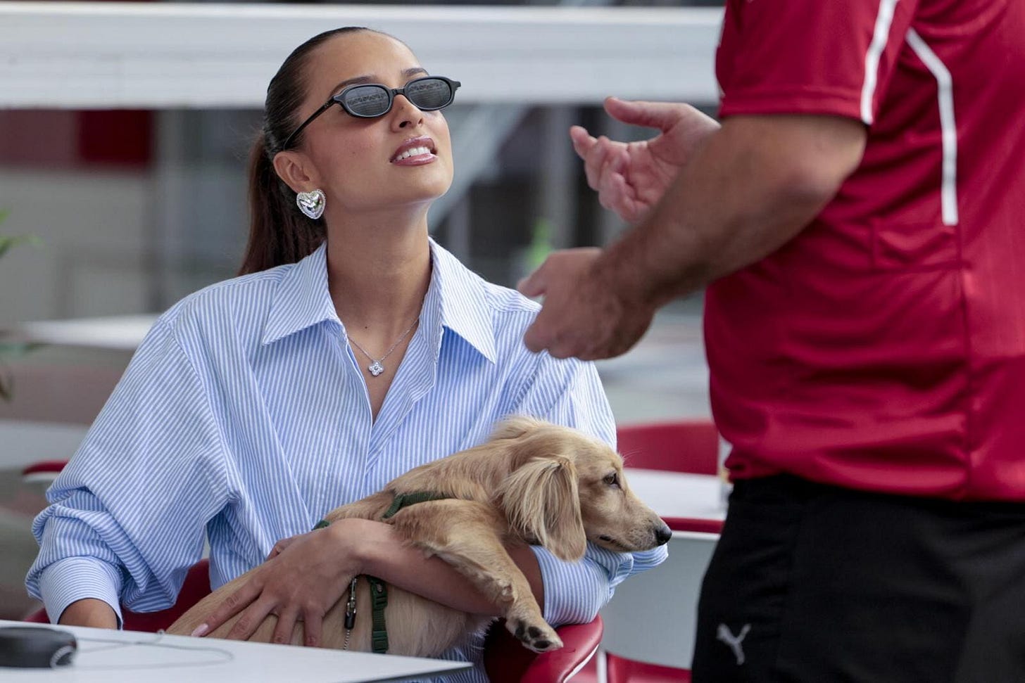 F1 in Miami: Charles Leclerc's girlfriend Alexandra Saint Mleux spotted  trackside with Leo – PHOTOS