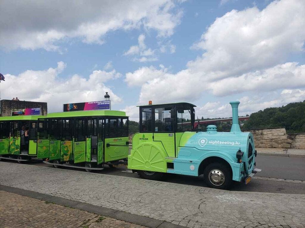 Luxembourg Tourist train