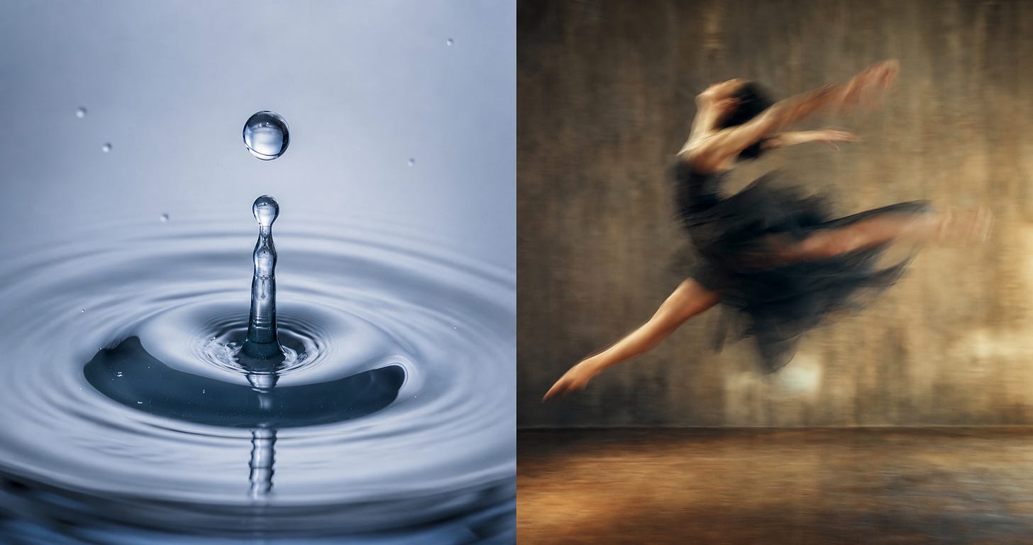 Motion blur conveying more understanding than a frozen instant Motion blur conveying more understanding than a frozen instant