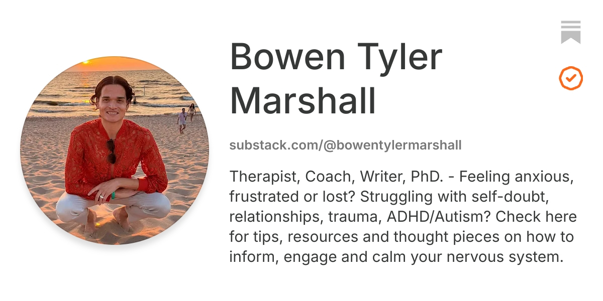 Bowen Tyler Marshall | Substack