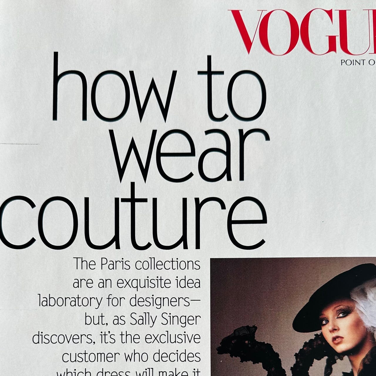 How to wear couture
