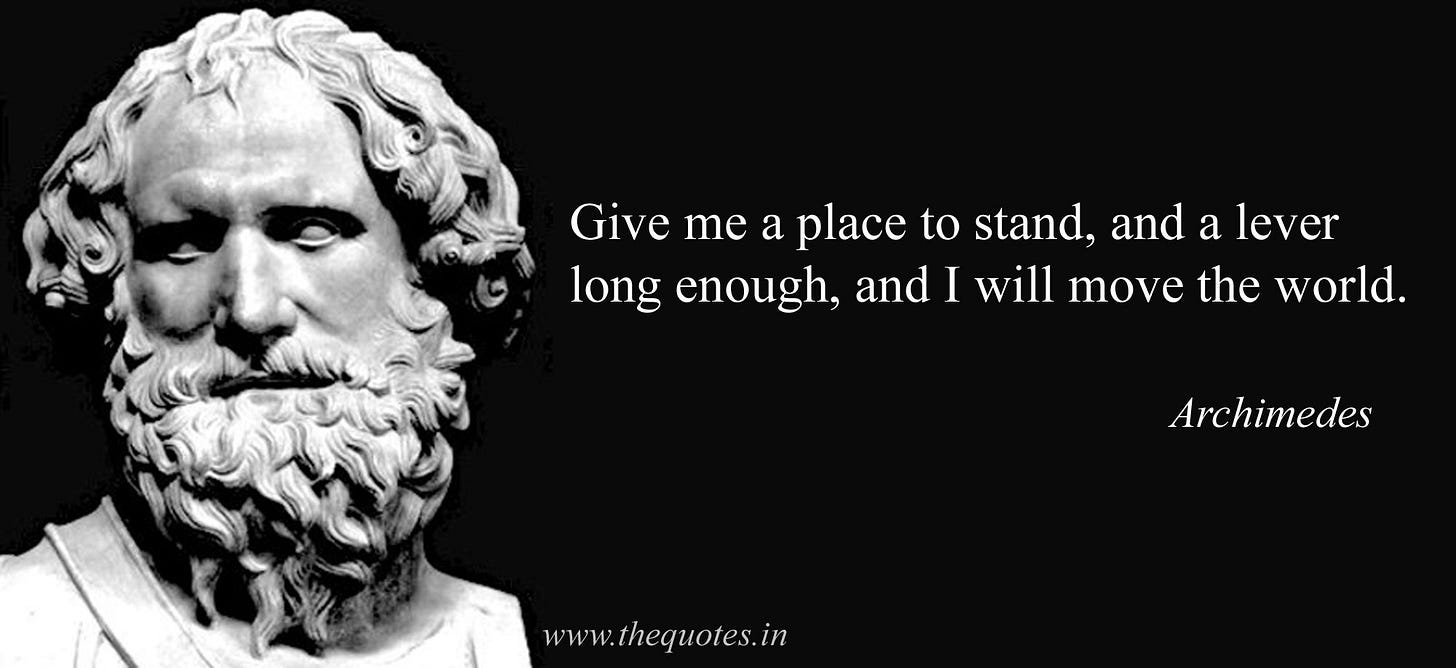 Archimedes Lever Quote