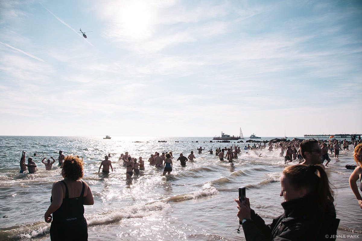 New Year's Day Coney Island plunge