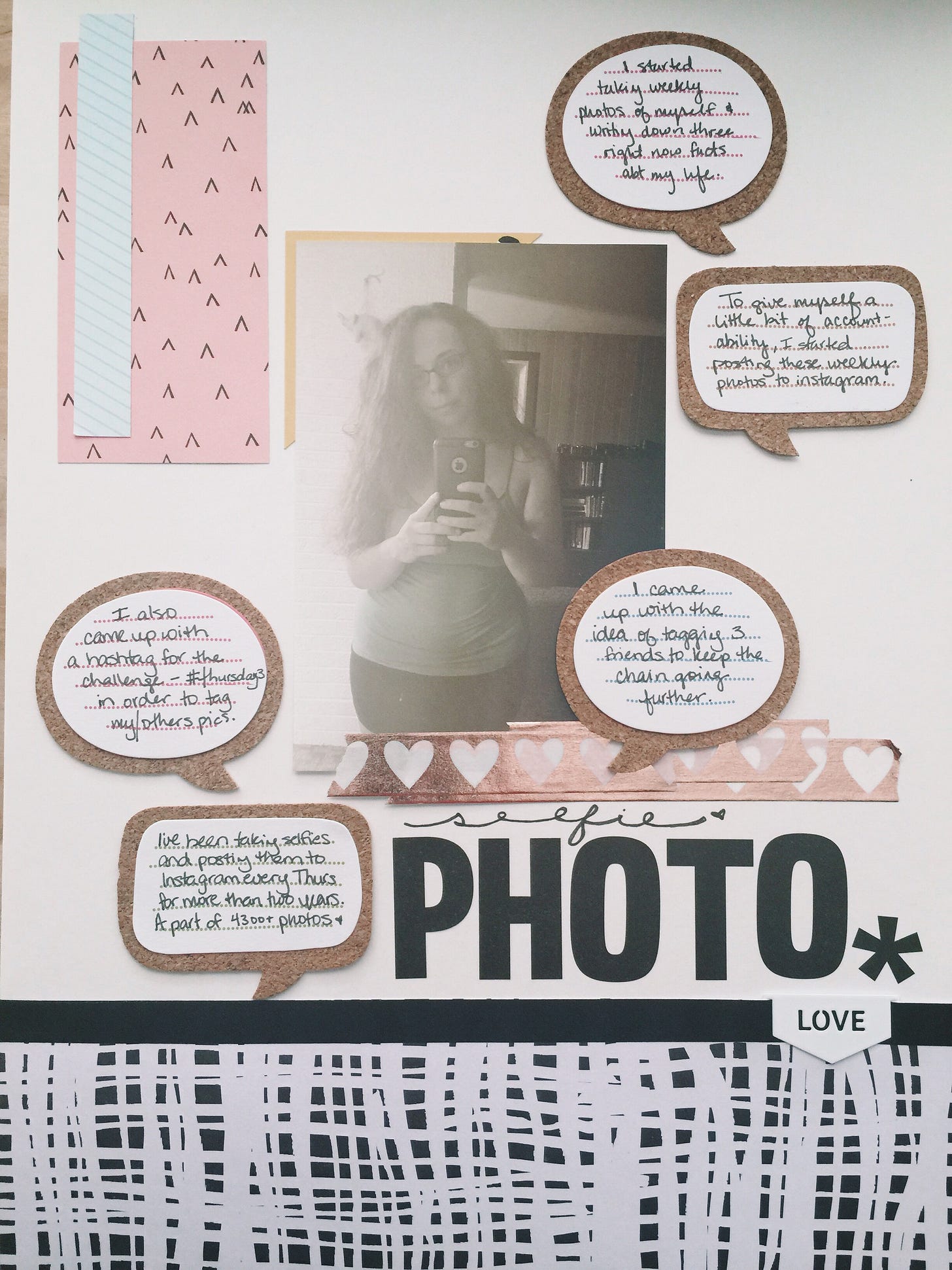 rukristin for Freckled Fawn Oh Deer Me Kit February 2016 9x12 Scrapbook Layout