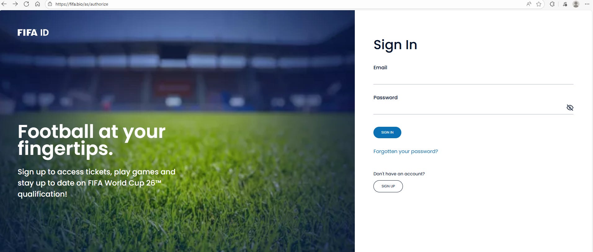 Fifa Sign In Warning! FIFA Scam Sites - Scotland's Coefficient