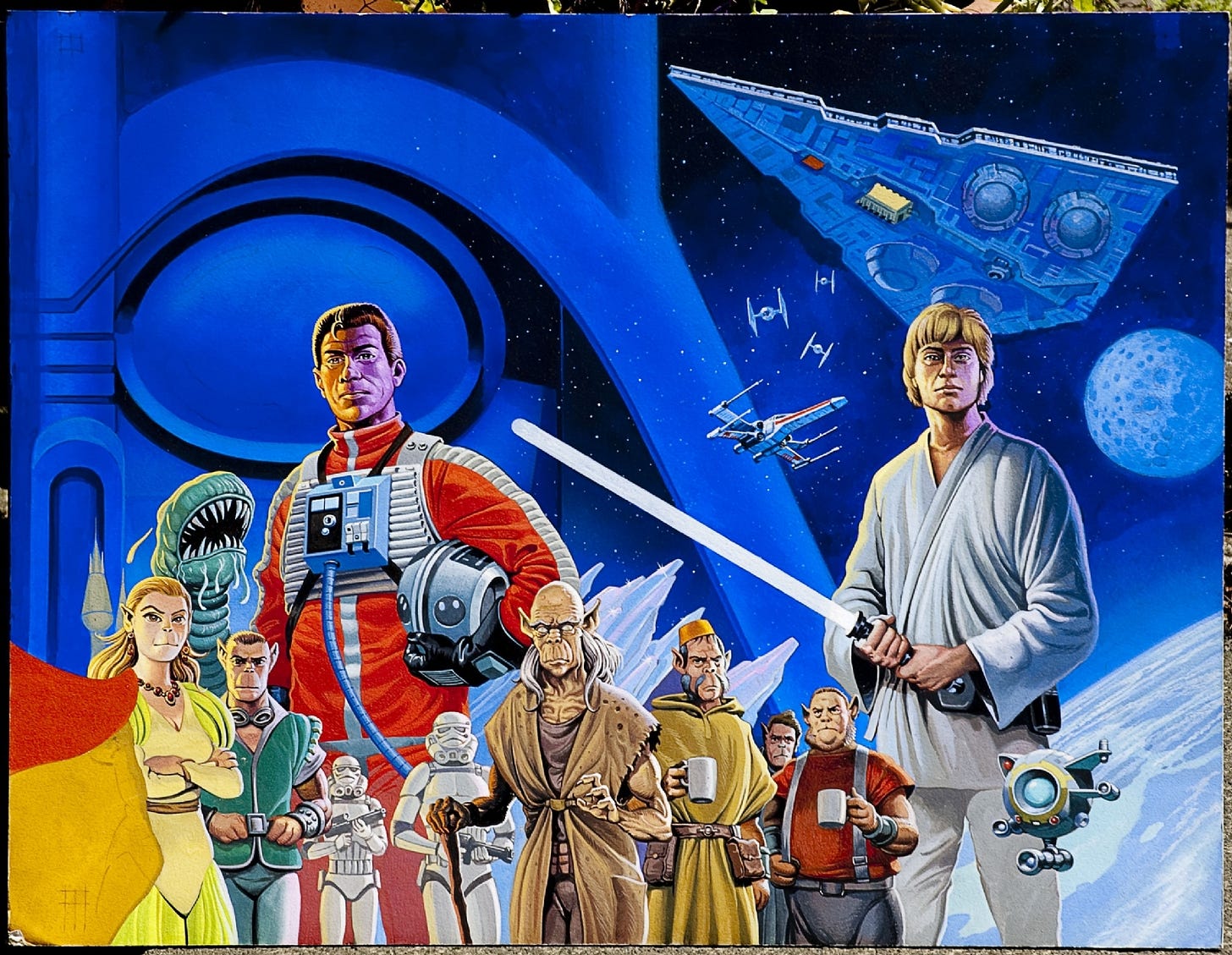 Star Wars Vader's Quest #3 & #4 by Dave Gibbons and Angus McKie, in Nick -  Barry - Matt - Hal - Namor's My Eclectic Collection Comic Art Gallery Room