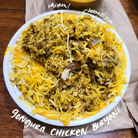 Gongura Chicken Biryani