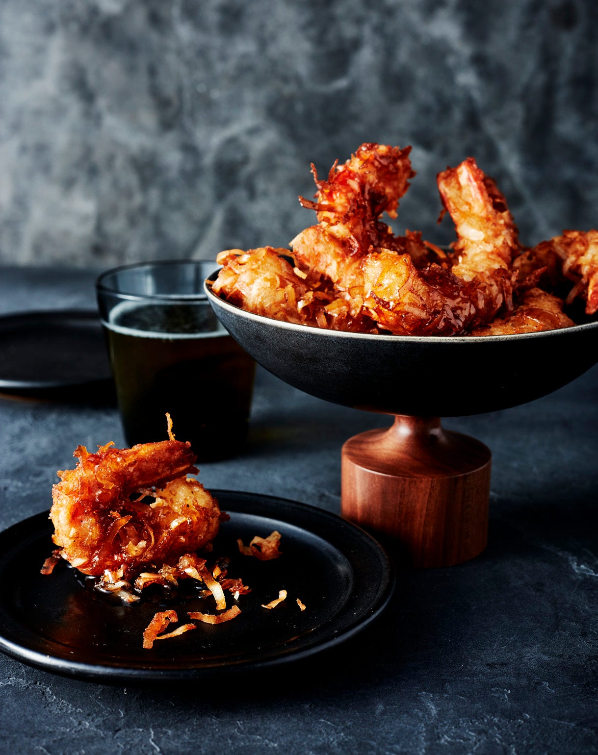 Pancake-Battered Coconut Shrimp