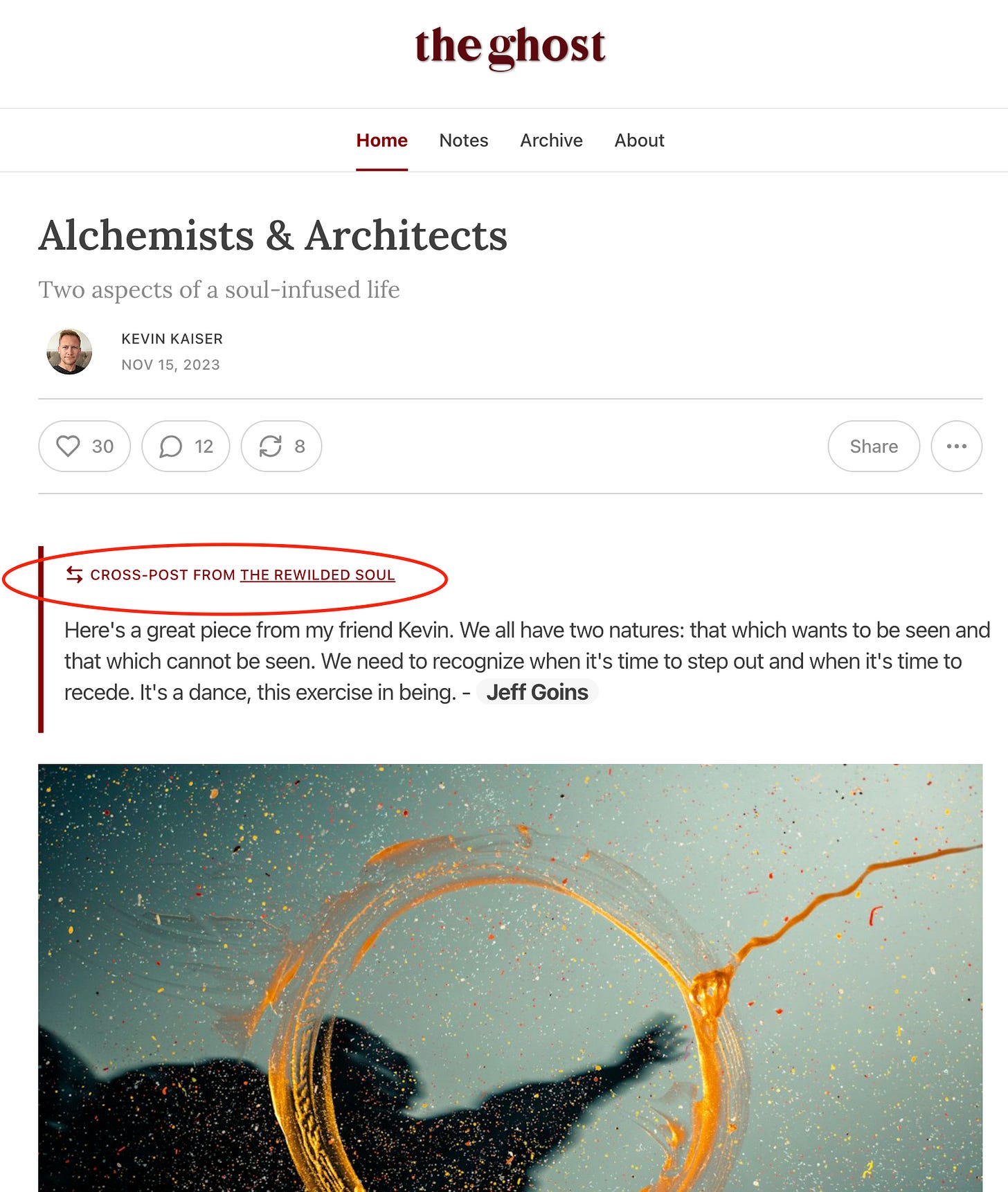 Jen Baxter How to Cross Post 