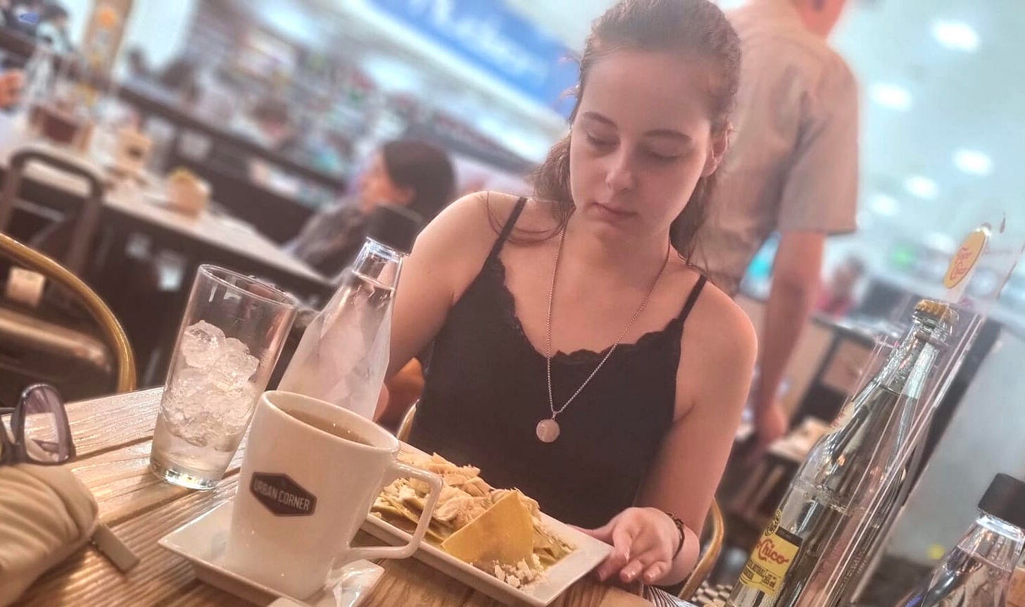 The last day of me in Mexico was mourning the soon loss of Chilequiles.