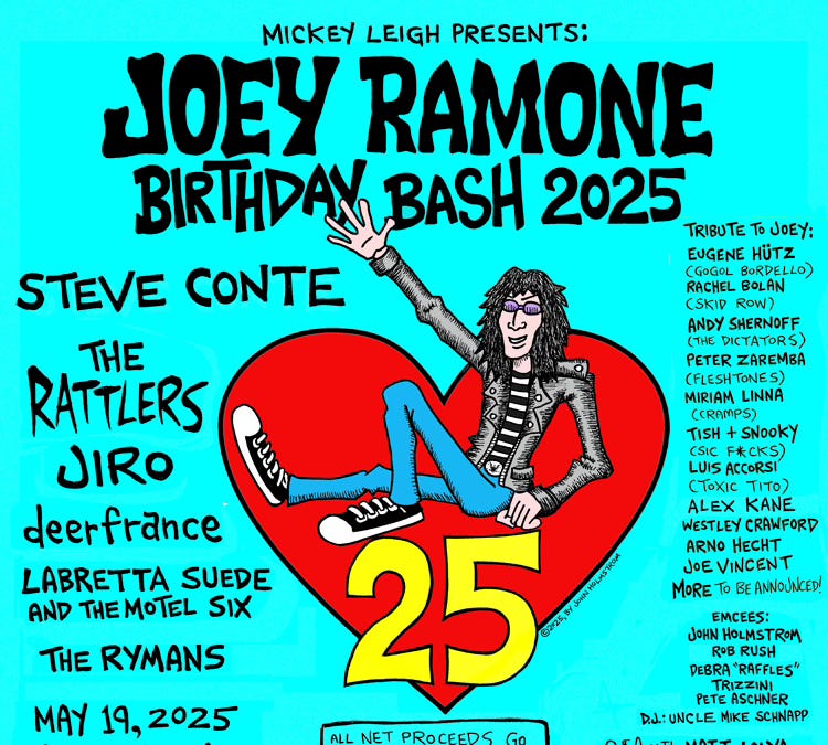 洋楽 Joey Ramone LP ADICTS Clash Birthday Creating the Joey Ramone Birthday Bash Poster
