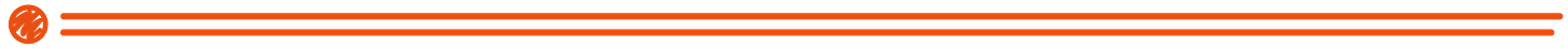 Two horizontal bars, one red and one blue, each beginning with a circular icon and a checkmark symbol. The red bar is on top and the blue bar below, possibly representing two different user groups or data categories.