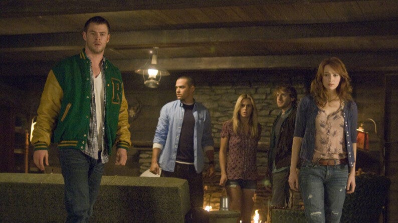 Movie Review - 'Cabin In The Woods' - A Dead-Serious Genre Exorcism : NPR