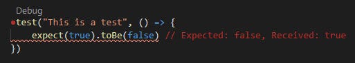 Some features of the VS Code Jest extension Some features of the VS Code Jest extension