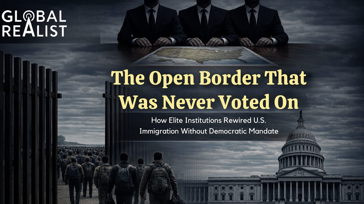 The Open Border That Was Never Voted On