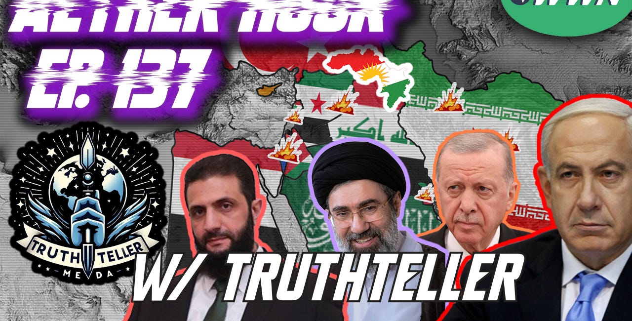 Purim War Breakdown! Greater Israel, Kurds, GCC, Mecca Agreement, & MORE w/ TruthTeller! Aether Hour Ep. 137