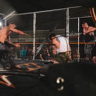 The Workhorsemen vs. Violence Is Forever Works By Unsettling Your Expectation of a Tag Team Cage Match