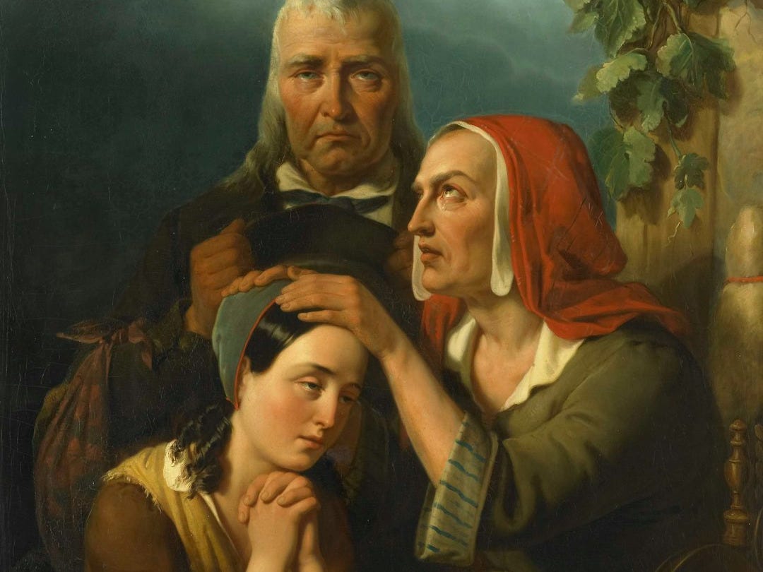 man in black long sleeve shirt hugging woman in brown hijab