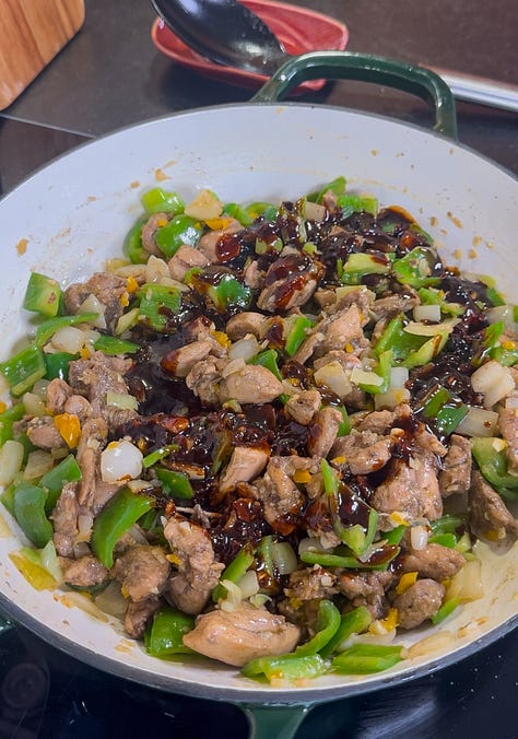 Gallery of images showing the different cooking stages of this recipe