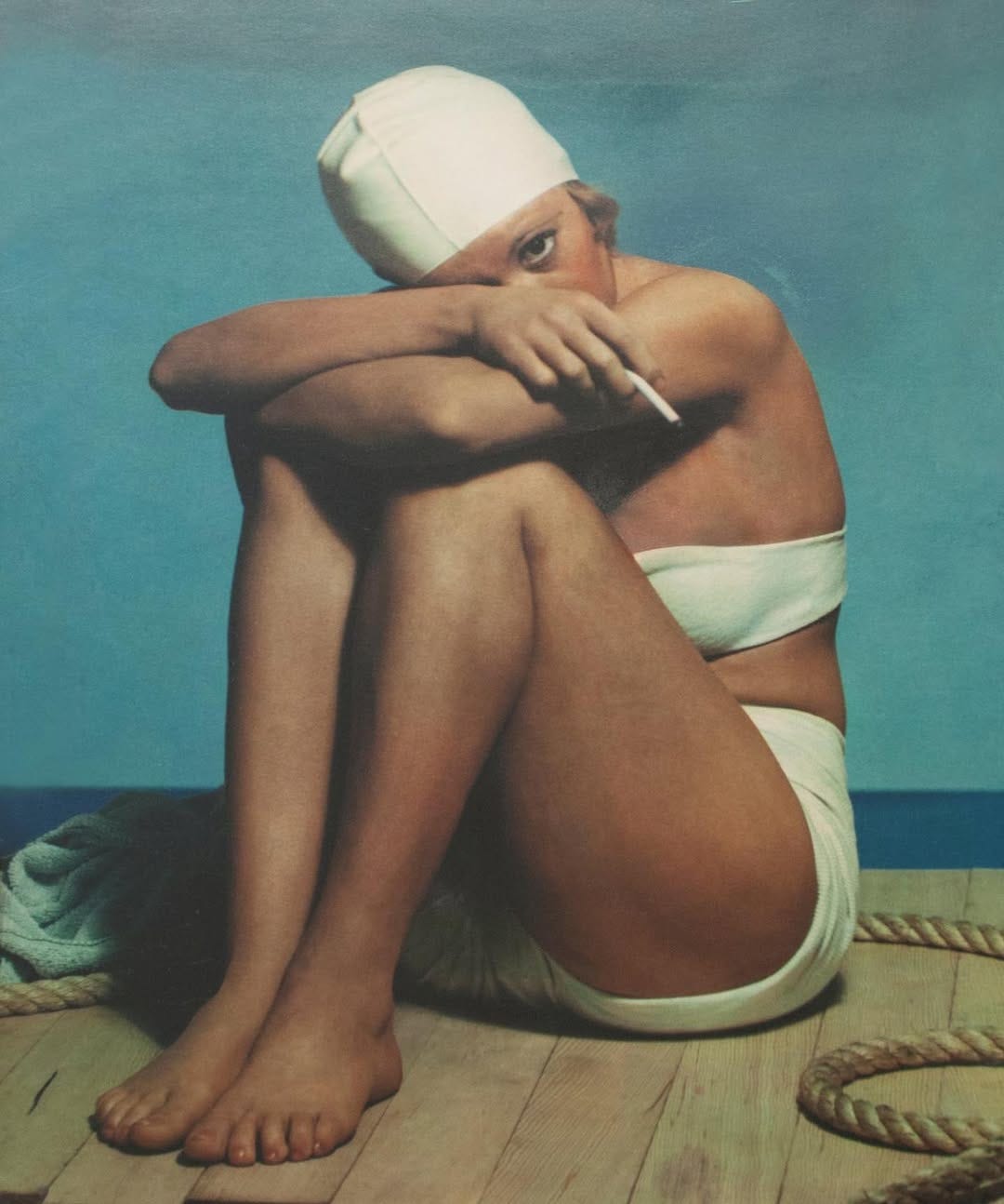 Girl in bathing suit, 1936 by Paul Outerbridge