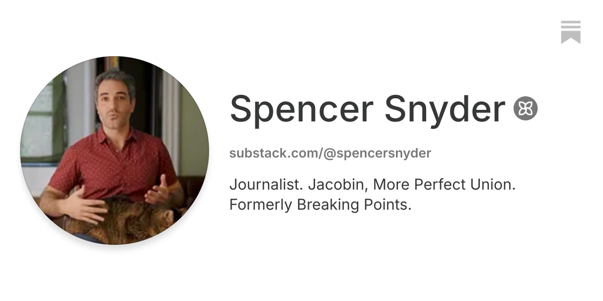 Spencer Snyder | Substack