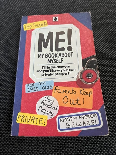 Image By Author - My Book About Me