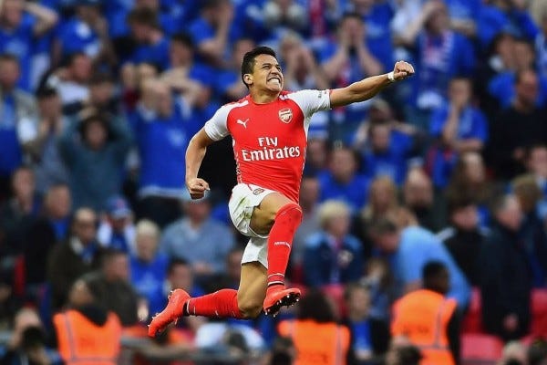alexis sanchez scores for arsenal fa cup 2015 alexis sanchez scores for arsenal fa cup 2015