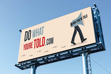 Do What You're Told billboards