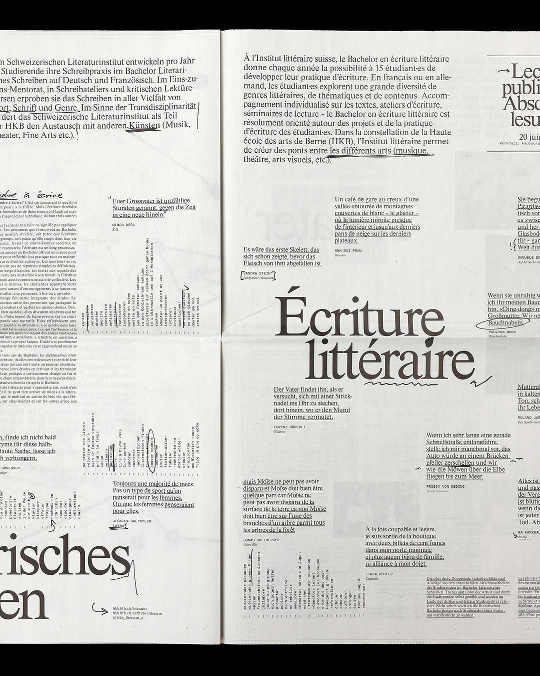 Jonas Bader – Cyrill Heinen / [internship at] Atelier HKB, To-Do: HKB Diplomkampagne 24, HKB Viskom, HKB Bern, 2024 [Typographic Poster Design Inspiration]